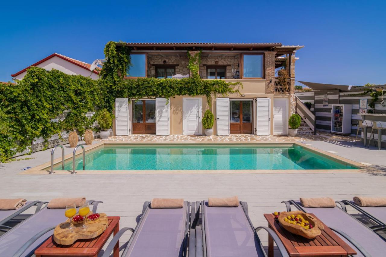 Villa Tramonto With Private Heated Pool, By Zantewize Volímai Exteriér fotografie